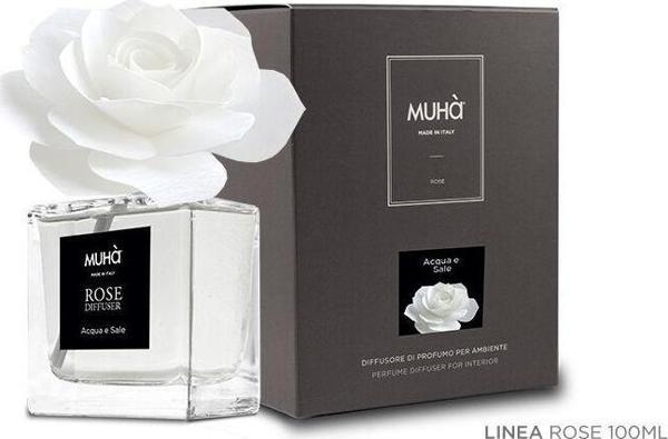 Muha Rose Ambient Freshener Water and Salt Diffuser 100 ml - Image 1