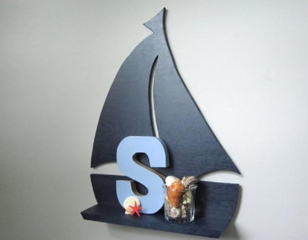 YELKENLİ LAKE MONTESSORİ DUVAR RAFI - Image 1