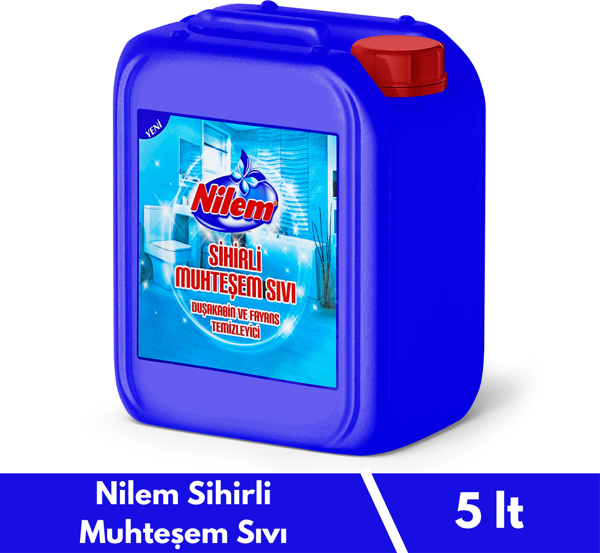Nilem Sihirli Muhteşem Sıvı Duşakabin Ve Fayans Temizleyici 5 lt - Image 1