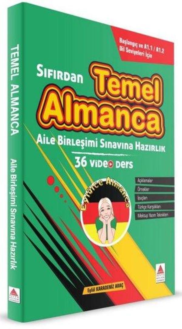 Sıfırdan Temel Almanca - Aile Birleşimi Sınavına Hazırlık - Başlangıç ve A1 - A2 Dil Seviyeleri İçin - Delta Kültür-Eğitim - Image 1