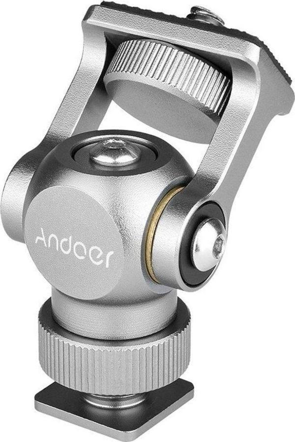 Andoer Monitör Led Işık Montaj Mini Top Kafası D8053 - Image 1
