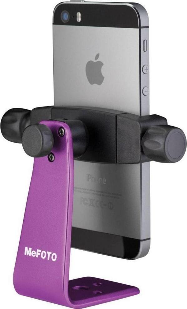 Benro Mefoto Aluminum Phone Holder Purple - Image 1
