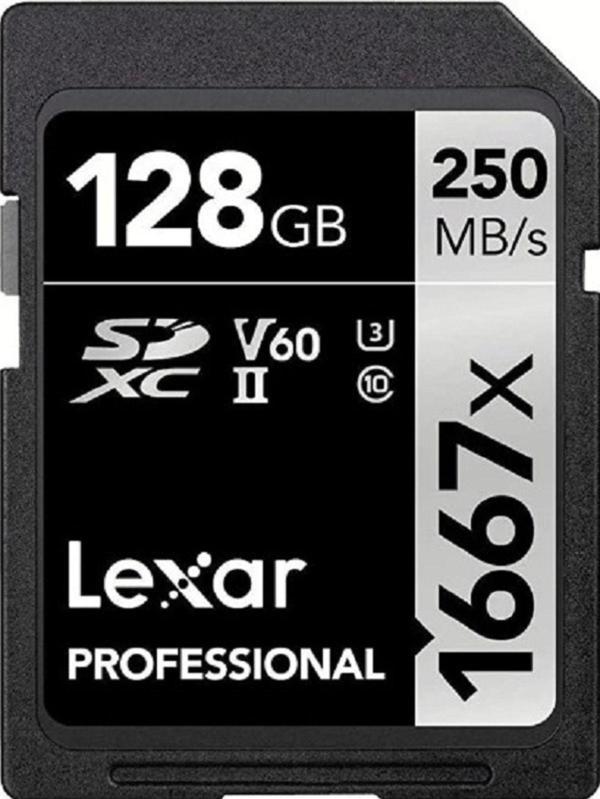 Lexar 128Gb Professional 1667X Uhs-Iı Sdxc Hafıza Kartı - Image 1