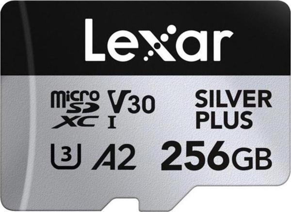 Lexar Professional 256Gb 205 Mb/S Silver Plus Mikro Sd Hafıza Kartı - Image 1