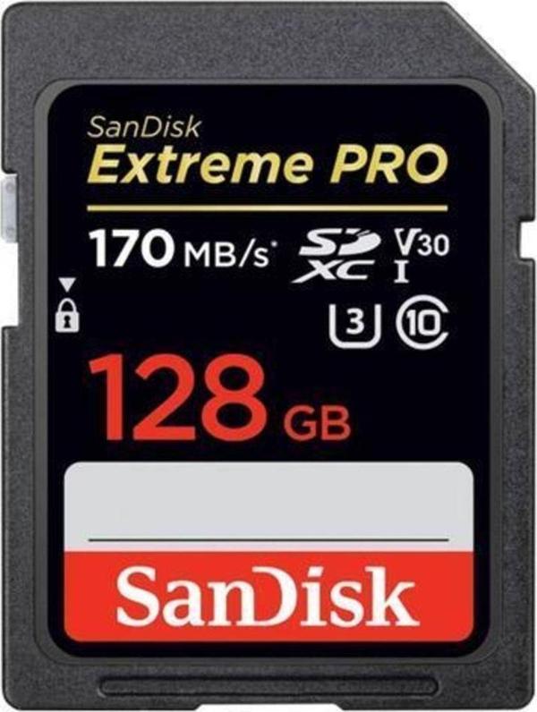 Sandisk 128Gb Extreme Pro V30 (Sdxc) 4K Uhs-I U3 - 170Mb/S - Image 1