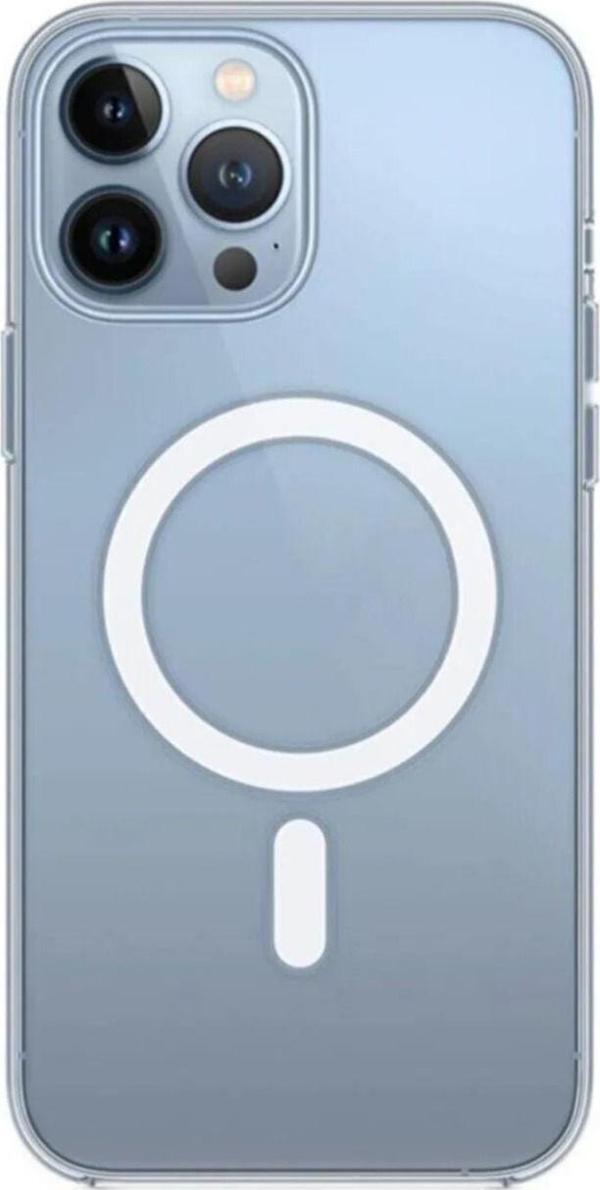 İphone 11 Pro Uyumlu Şeffaf Magsafe Wireless Kablosuz Şarj Destekli V-mags Kılıf - Image 1
