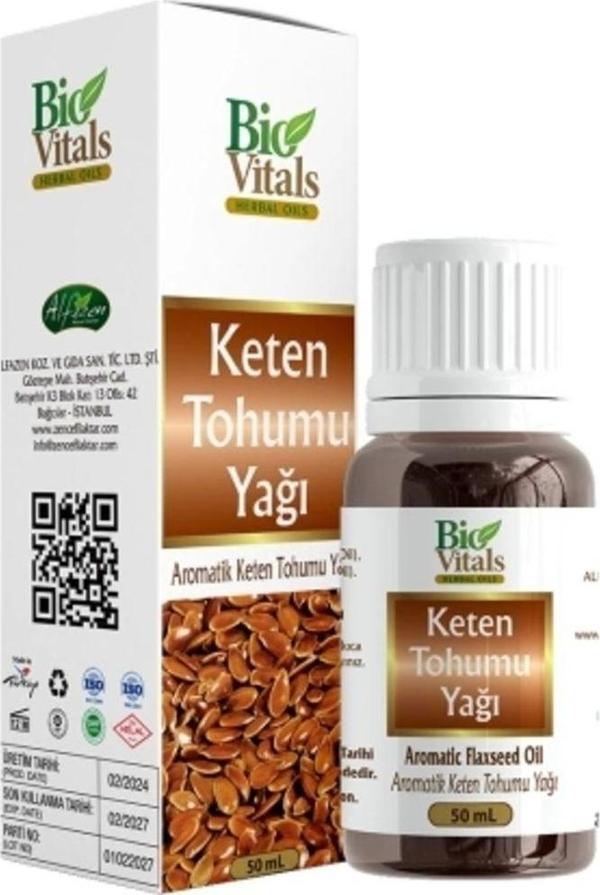Biovitals Keten Tohumu Yağı 50 ml x 3 Adet - Image 1