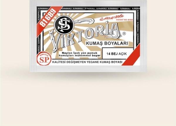 Viktoria Kumaş Boyası 14 Bej Açık Renk - Image 1