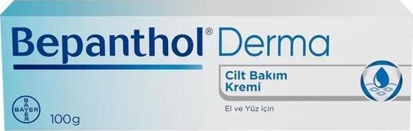 Bepanthol Derma El Ve Yüz İçin Günlük Nemlendirici Cilt Bakım Kremi 100gr - Image 1