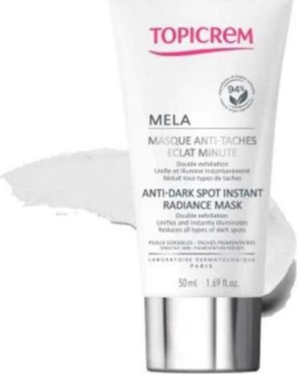 Topicrem Mela Anti-Dark Spot Instant Radiance Mask 50 ML - Image 1