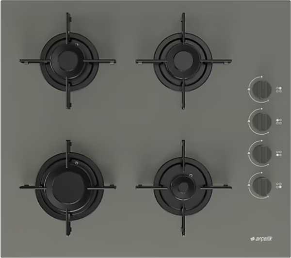 Arçelik OCD T 601-1 EG Gri Ankastre Ocak - Image 1