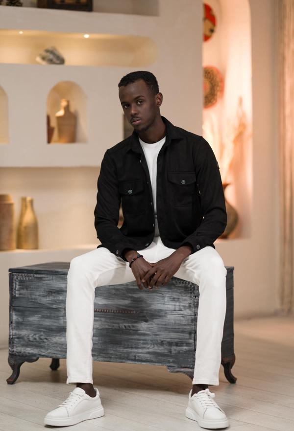 Advante Regular Fit Likralı Çift Cepli Pamuklu Astarsız Süet Gömlek - Image 1