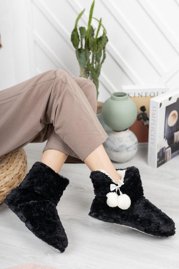 Modafrato RP-Çinçila Kadın Panduf Ev Botu Ev Ayakkabısı - Image 1