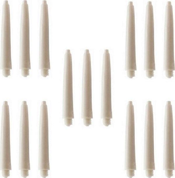 Dartsan 5 Set (15 Adet) 41Mm Nylon Dart Şaft-Shaft. Beyaz - Image 1