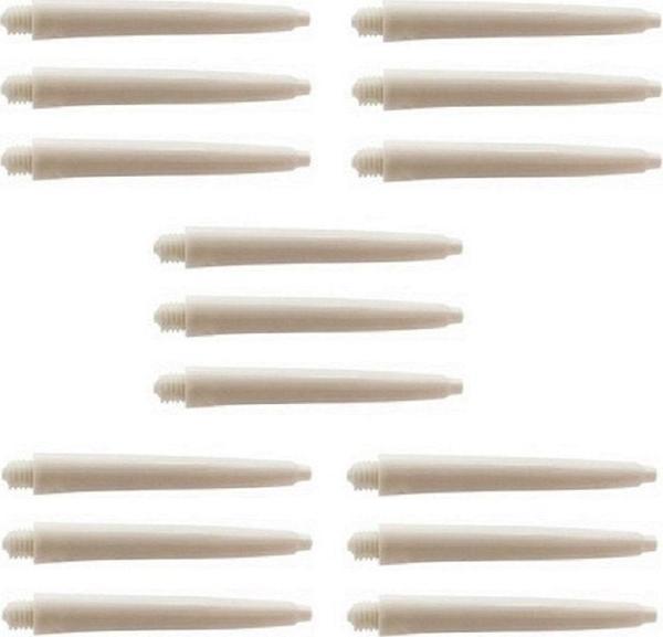 Dartsan 5 Set (15 Adet) 48Mm Nylon Dart Şaft-Shaft Beyaz - Image 1