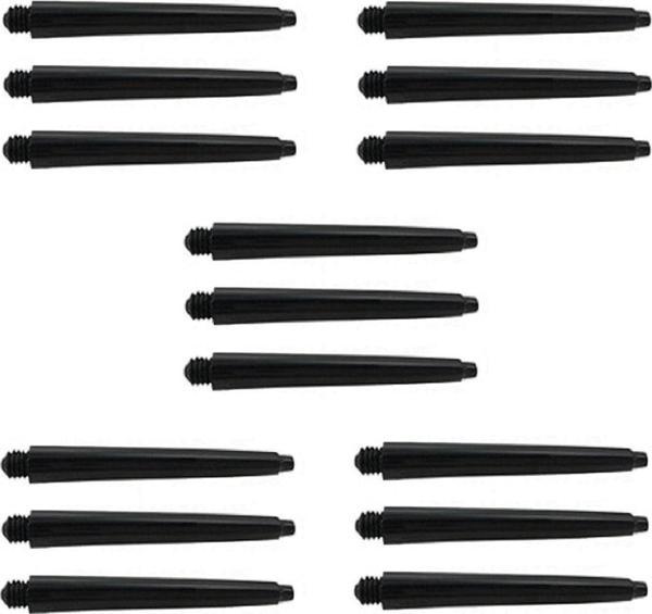 Dartsan 5 Set (15 Adet) 48Mm Nylon Dart Şaft-Shaft Siyah - Image 1