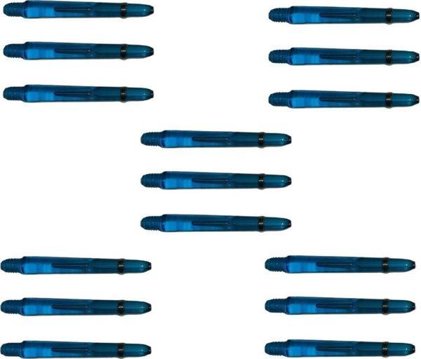 Dartsan 5 Set (15 Adet) 48Mm, Mavi Polikarbon(Pc) Şeffaf Dart Shaft-Şaft. - Image 1