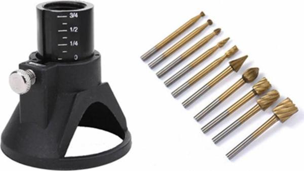 Toolings Freze Aparatı Ve 10 Adet Oyma Uç Seti - Image 1