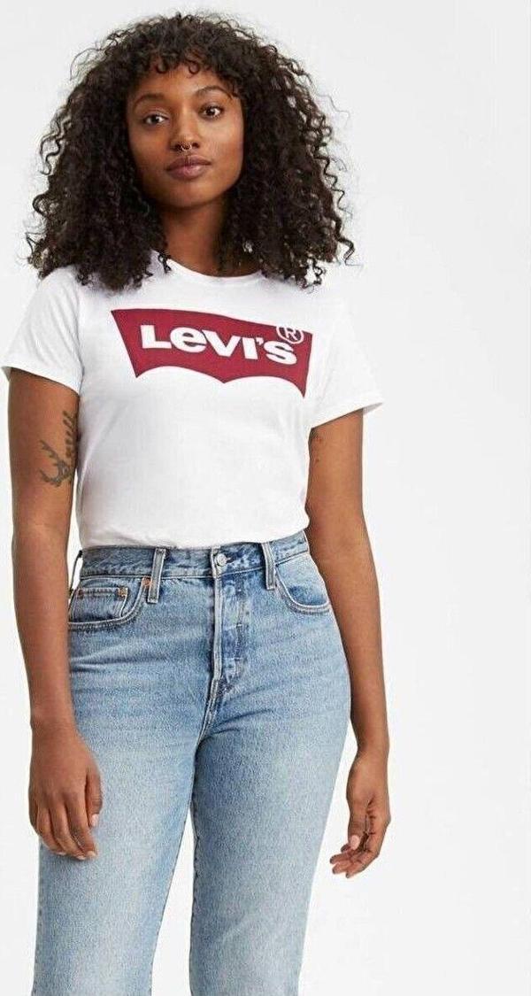Levi's Kadın Housemark Tişört 17369-1310-1311 - Image 1