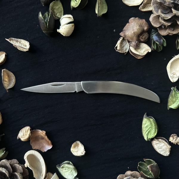 Sürmene El Yapımı Krom Saplı Çelik çakı SRMN7000 - Image 1