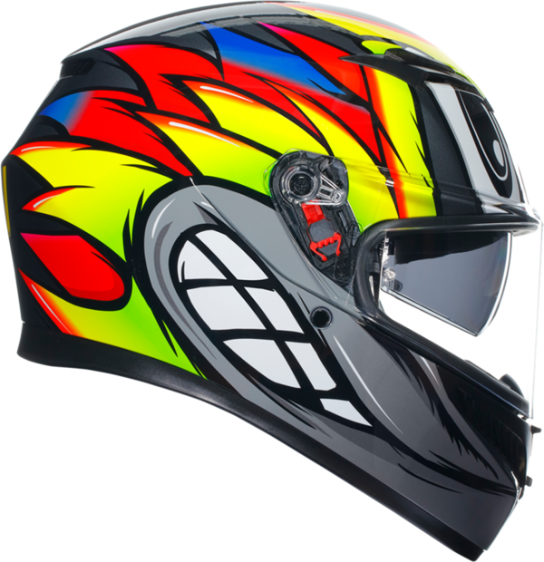Agv K3 Kapalı Kask Bırdy 2.0 Gri-sarı-kırmızı X-LARGE - Image 1