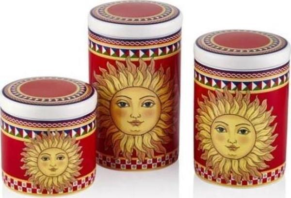 Lamedore Sunshine 3 lü Kavanoz Seti 16 cm-13cm-10cm 1BSF-1902SS - Image 1