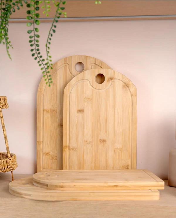 Mien Bambu 2 li Oval Kesim Panosu MİEN-600 - Image 1
