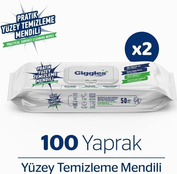 100 Adet 1.Sınıf Pratik Yüzey Temizleme Havlu - Mendil - Image 1
