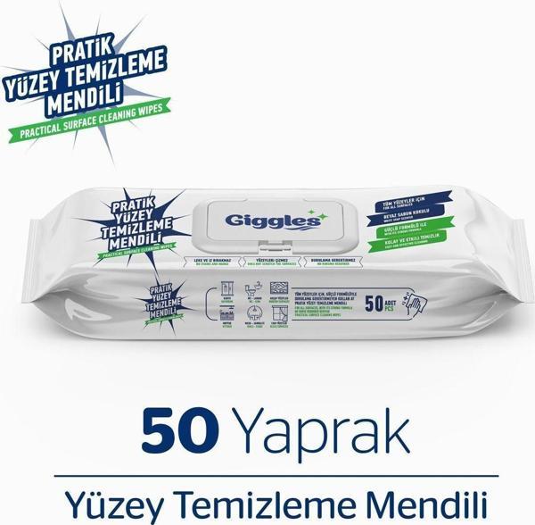 50 Adet 1.Sınıf Pratik Yüzey Temizleme Havlu - Mendil - Image 1