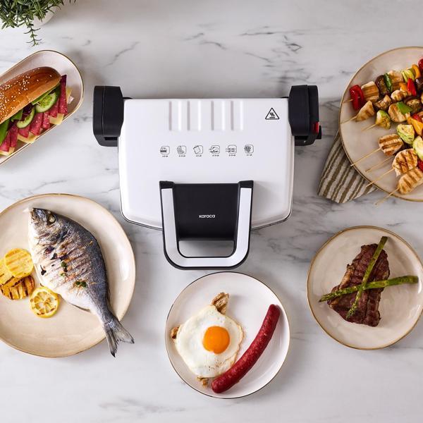 Karaca Future Tost Makinesi Pearl White 4 Dilim Kapasiteli - Image 1