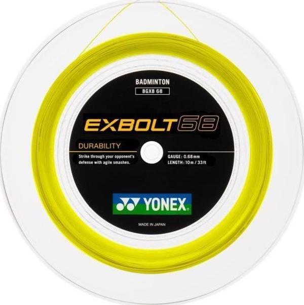 Yonex Exbolt 68 Badminton Kordajı 0.68 mm 200 Metre Sarı - Image 1