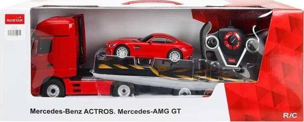 74940  1:26 Mercedes-Benz Actors ve Mercedes-AMG GT Uzaktan Kumandalı Işıklı Araba - Image 1