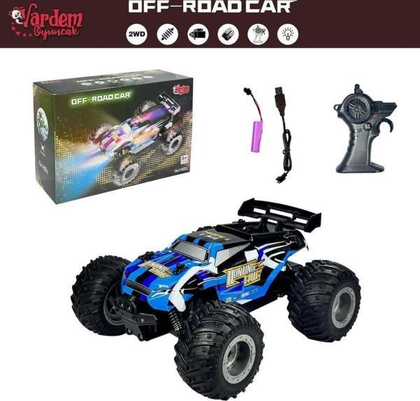 Nessiworld DS-1258A Uzaktan Kumandalı Full Fonksiyon 2.4G 1:18 Şarjlı High Off Road Araba - Image 1