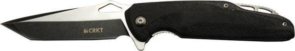 Crkt Predator 706 CBK Siyah Kamp / Outdoor Çakı 21cm - Yarı Otomatik, Kemerlikli, Kutulu - Image 1