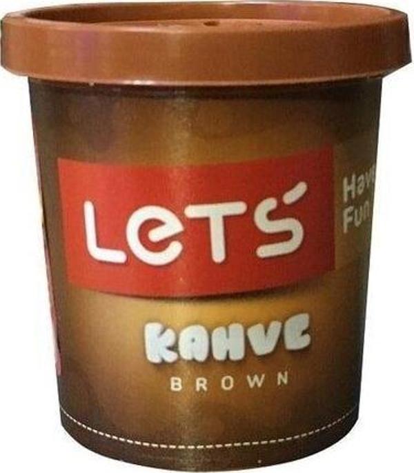 Lets Tek Renk Oyun Hamuru Kahverengi 115 Gram (Tekli) - Image 1