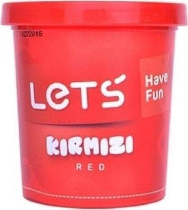 Lets Tek Renk Oyun Hamuru Kırmızı 115 Gram (Tekli) - Image 1