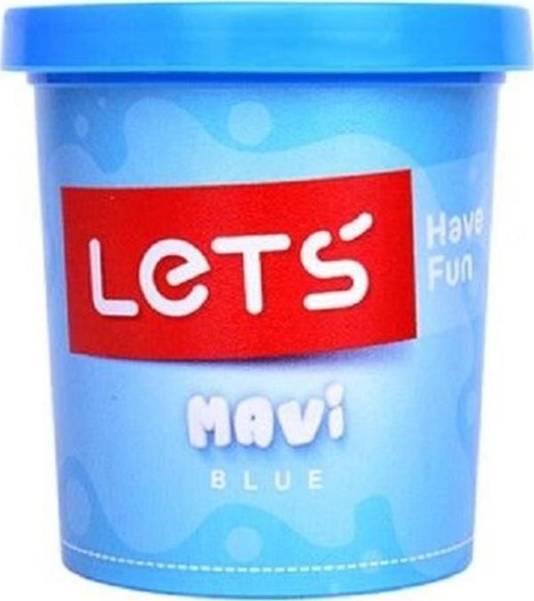 Lets Tek Renk Oyun Hamuru Mavi 115 Gram (Tekli) - Image 1