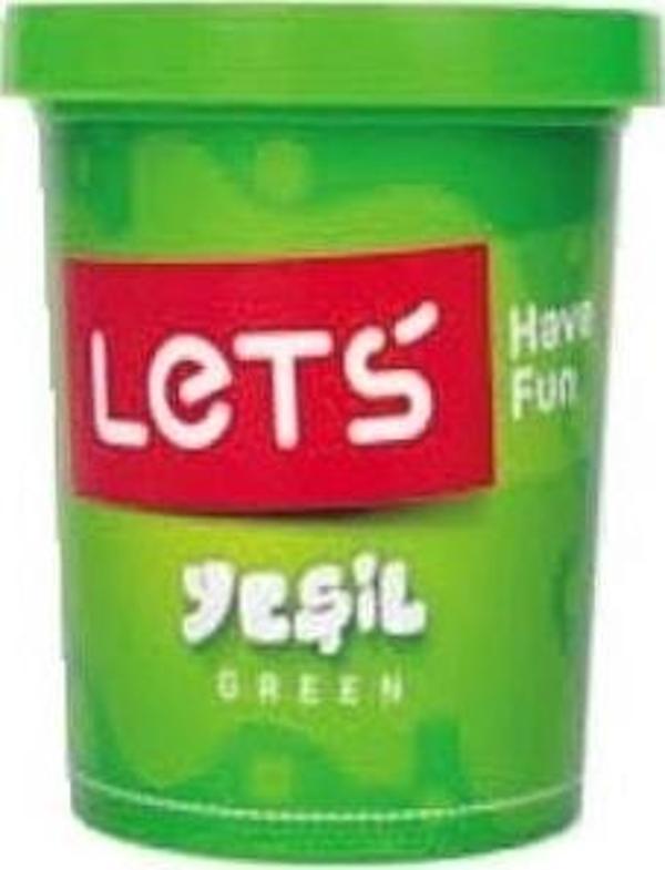 Lets Tek Renk Oyun Hamuru Yeşil 115 Gram (Tekli) - Image 1