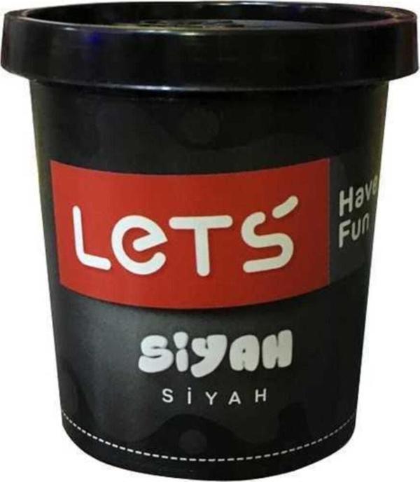 Lets Tek Renk Siyah Oyun Hamuru 115 Gram Oyun Hamuru - Image 1