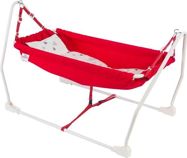 Holmen Marmaris Katlanır Bebek Hamağı Kırmızı - Image 1