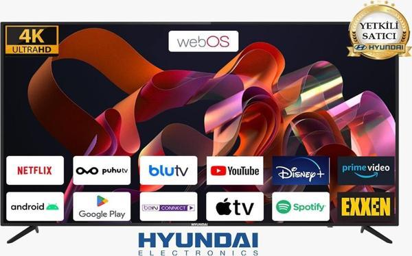 Hyundai 50hyn3205 50'' 127cm Ekran Webos Android 4k Ultra Hd Uydu Alıcılı Wifi Smart D-led Tv - Image 1