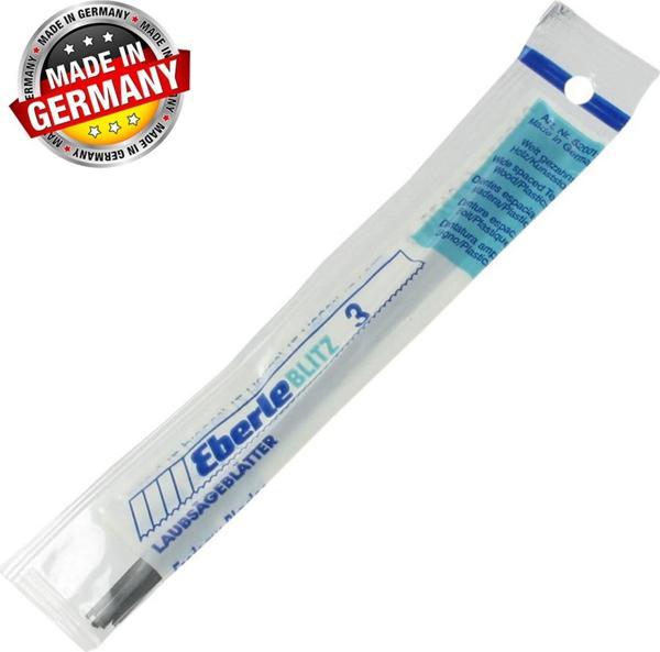 Eberle Blitz Düz Ahşap Plastik Kıl Testere Ağzı No:1 - 144 Adet - Image 1