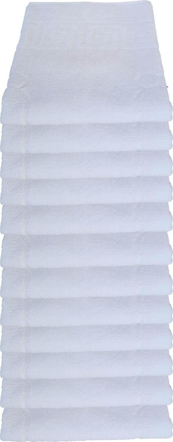12 li Ayak İzli Banyo Paspas %100 Pamuklu Ayak Havlusu - Image 1