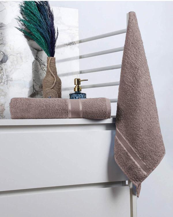 %100 Pamuk 2 Parça Kadın/Erkek Banyo Duş Hamam Havlu Seti 90x150 Cm - Image 1