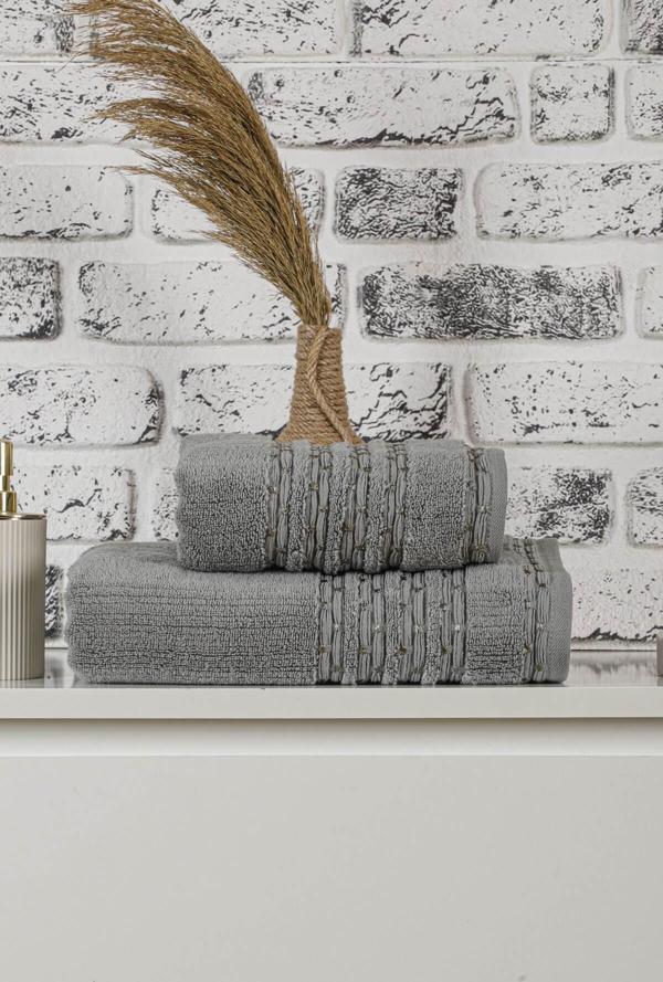 Mira Home Banyo Havlu Seti 2 li Banyo Havlu Takımı Soft Pamuklu Great - Image 1