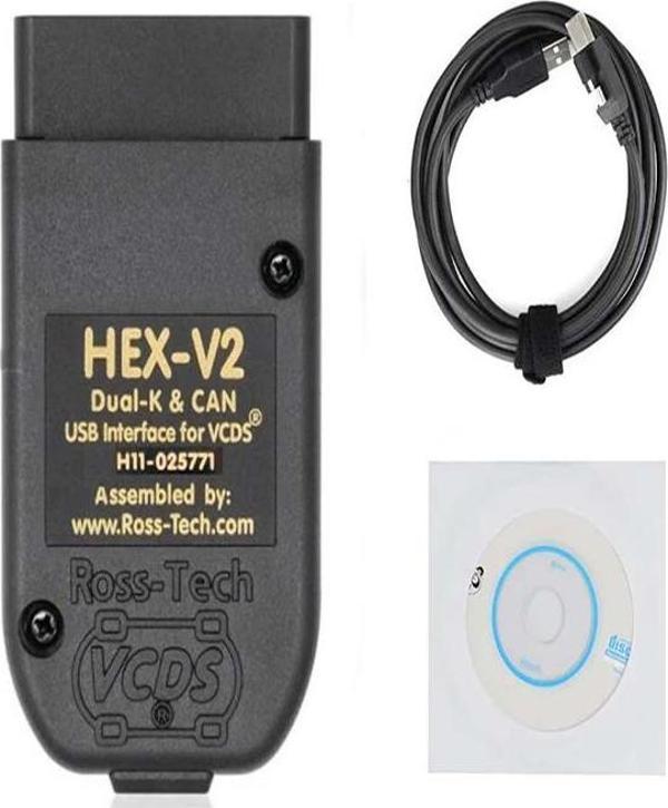 Hex V2 Vag Vcds 22.9 Arıza Tespit Kodlama Gizli Adaptasyon Özelliği USB Arabirimi - Image 1