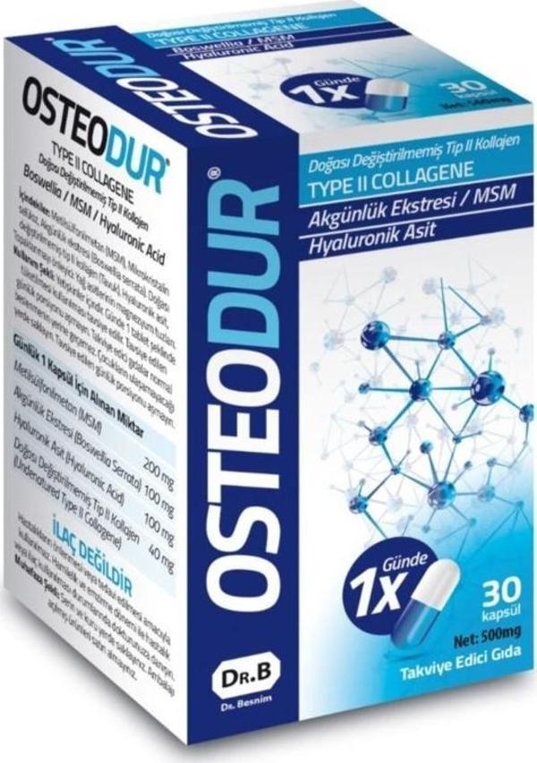 Osteocare Osteodur Hyorilonic Asit Glucosamine 30 Kapsül - Image 1