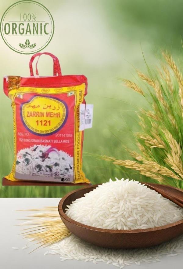 Zarrin Mehr Hint Pirinci Zarrin Basmati Pirinç 10 Kg - Image 1