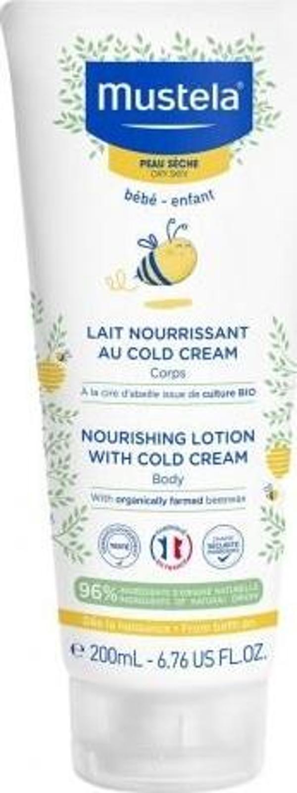 Mustela Cold Krem İçeren Besleyici Vücut Losyonu 200 ml - Image 1