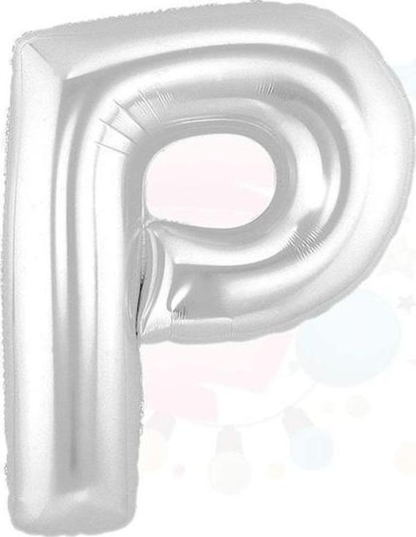 Nedi Balon Folyo 40 Harf Gümüş P 01360 - Image 1